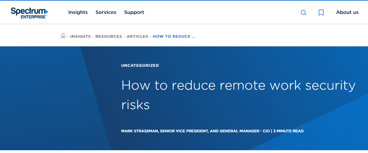 How to reduce remote work security risks