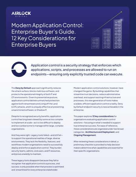 Modern Application Control: Enterprise Buyer’s Guide. 12 Key ...